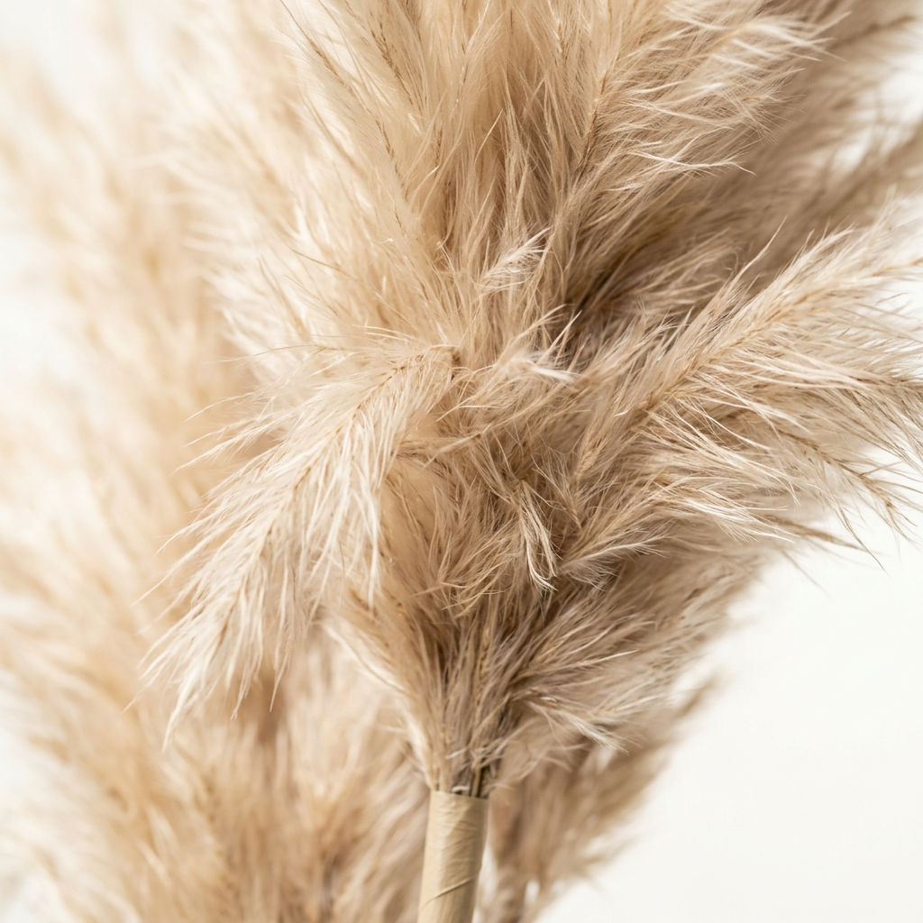 Bouquet Pampas + Vase Céramique